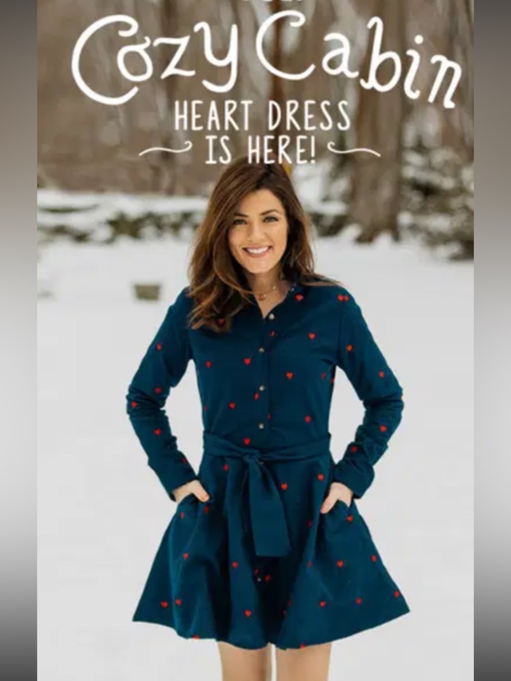Keil James Patrick Heart Dress - size small